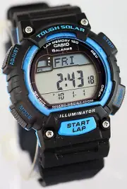 Casio 2014 Tough SOLAR World Time 5 Alarms LED Watch STL-S100H-2A NEW