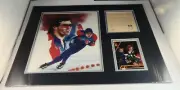 Olympic Champion Dan Jansen Matted Limited Edition Print - 1994 Gold Medalist -
