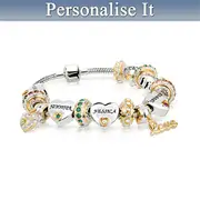 Forever In A Mothers Heart Personalised Engraved Bracelet