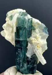 61 CT Indicolite tourmaline crystal specimen