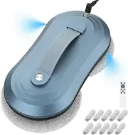 Advwin Window Cleaner Robot, Automatic Cleaning Robot Window Washer with Dual Water Spray Technology, 2800Pa Suction Electric Window Cleaner, Suitable for Glass Window Tile, Indoor Outdoor
