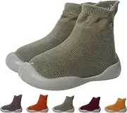 [outfit spring] Baby Sock Shoes Baby Slipper Socks, Anti-Slip Pre Walkers Baby Shoes, Toddler Sock Shoes with Rubber Sole, Soft Knit Baby Boy Girl First Walking Shoes Indoor Outdoor 6-36 Months
