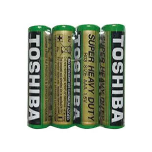 東芝TOSHIBA 3號碳鋅環保綠電池 4號碳鋅環保綠電池 4顆/組 16入/組 碳鋅環保電池 電子產品用電池 家用電池