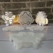 Bees Plasters Molds Handmade Casting Molds Honeybees Lamp Box Silicone Mould
