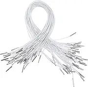 MUELODSIC 50pcs Elastic Mask String Cord Stretch Loop Bands for DIY Hats Smooth Surface Durable for Home Party Use for Family Activities Halloween