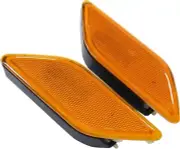 Pair Front Side Marker Light Fit for 2010-2013 Mercedes Benz W212 E-Class 4-Door