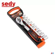 3/8 Inch Ratchet Socket Wrench Set Drive Socket Set Extension Bar Crv Workshop