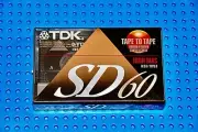 TDK SD 60 TYPE II BLANK CASSETTE TAPE (1) (SEALED)