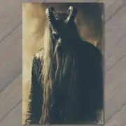 POSTCARD Krampus Evil Horns Christmas Weird Festive Scary Unusual Creepy XMAS