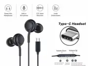 USB Type C Handsfree Earphone for Samsung Galaxy S22 S22 Ultra S22 +
