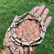 30 inch TULSI TULASI VAISHNAV ISKCON Mala Kanthi Pure Yoga Prayer glass beads FS