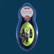 RCA 3.5mm Y Adapter CD DVD MP3 MM35Y Universal-Connect 2 Headphones To Device