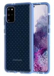 Tech21 Evo Check Flexible Gel Case for Samsung Galaxy S20+ Plus Serenity Blue