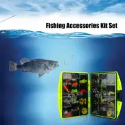 Fishing Accessories Kit Including Hook Weights Fishing Swivels Snaps H0K3