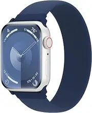 [Arctime] Silicone Solo Loop Bands Compatible with Apple Watch Band 38mm 40mm 41mm 42mm 44mm 45mm 49mm, Sport Stretchy Strap Soft Replacement Wristband for iWatch Ultra/2 Series 9 8 SE 7 6 5 4 3 2 1
