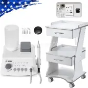 Dental LED Ultrasonic Perio Scaler/Mobile Trolley Tool Cart Auto Water Supply