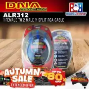 DNA ALR312 1 Female To 2 Male Y-Split RCA Cable