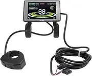 Electric Cycling Meter Color Screen LCD Display with SM Connector Electric Bicycle LCD Display Meter Electric Bike LCD Display Control Panel Wireless Bike Speedometer Odometer