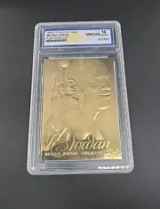 1996-97 Fleer 23k Gold Michael Jordan Fleer Showcase WCG GEM-MT 10