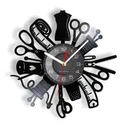 Vintage Sewing Machine Wall Clock: Retro Chic for Timeless Decor