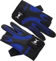 EXAOMBLE 1 Pair Fishing Gloves Winter Gloves Winter Accessories Gloves for Winter Men's Gloves Accessories for Men Mittens Men Gloves Running Gloves Pool Cue Accessories Diving Cloth Blue