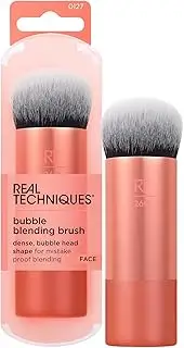 Real Techniques Bubble Blending Makeup Brush, Multipurpose Face Brush for Liquid, Cream, & Powder Products, Unique Bubble Brush Head, Synthetic Bristles, Vegan & Cruelty Free, 1 Count