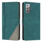 Clasp Case with Flip Wallet Stand Function Cover for Samsung Note 20 - Red