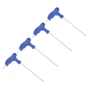4pcs 2.5mm Hex Key T-Handle Dual End Wrench Spanner, Metric CR-V Steel