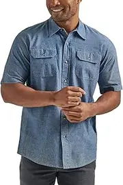 [Wrangler Authentics] Authentics Men's Big-Tall Short Sleeve Classic Twill Shirt