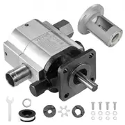 VEVOR Hydraulic Wood Log Splitter Pump Kit, 13 GPM, 2 Stage 4000 PSI Aluminum Hydraulic Gear Pump, with Coupling Installation Base 1/2'' NPT Outlet 36