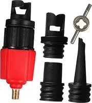 1 Set Adapter Inflatable Boat Gas Pump Air Pump for Inflatables Compressor Air Valve Converter Car Nozzle Cooler Inflatable Surfboard USB Air Pump Converter Paddle Accessory Nylon BESPORTBLE