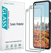 ( 2Pack) Google Pixel 4A Clear Glass Screen Protector 9H Hardness Bubble-Free
