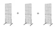 Display Grid Rack 3 Pack 2 x 6 Take Apart Easy Transport Legs Craft Show Stand