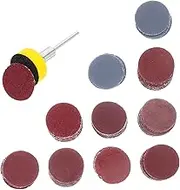100pcs Polishing Paper Sanding Pad Sanding Paper for Wood Round Abrasive Sandpaper Pads Sandpaper for Wood Drill Grinder Rotary Tools