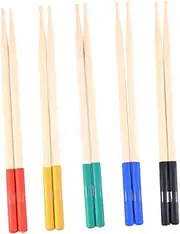 EPIGEIST 5 Pairs Maple Drumsticks Multi Color Drum Mallets for Durable Tipped Design for All Drums and Young Drummers Fun