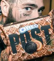 NEW OREO POST MALONE EDITION SALTED CARAMEL SHORTBREAD SANDWICH COOKIES POSTY