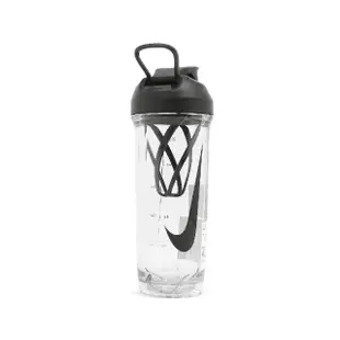 【NIKE 耐吉】水壺 TR Recharge 2.0 黑 搖搖杯 翻蓋式 24oz 700ml 運動 健身(N101072491-024)