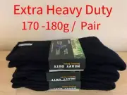 12 Pairs Extra Heavy Duty Thick 92% Bamboo Cushion Socks for Walking, Boot, Work