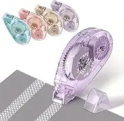 4-Pack Glue Tape for Scrapbook, Double Sided Tape Roller for Crafts, Adhesive Tape Runner for Scrapbooking, Gift Wrapping and Photo Tape