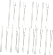 ERINGOGO 5 Sets Piano Supply Mute Tweezer Piano Tuning Kit Piano Sound-stop Tool Creative Mute Clamp Musical Supplies Piano Mute Clamp Mute Tool White Nylon Tuning Clip Repair