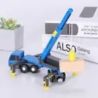 Engineering Vehicle Inertial Sliding Mini Crane Truck Toy Engineering Car Model