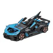 Catzon 1:32 Bolide Alloy Car Model with Pull-Back Functionality and Sound Light Effects-Blue