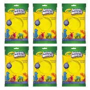 6x Crayola Kids/Child Creative Model Magic 113gms Squishy Modeling Material YEL