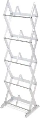 Atlantic Mitsu 5-Tier Portable Media Storage Rack – Holds 130 CD; or 90 DVD