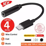USB Type C to 3.5mm Headphone Audio Aux Stereo Cable Adapter Audio Cable