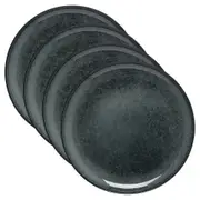 4x Ecology Element 26.5cm Stoneware Dinner Plate Food Dish Round Tableware Raven