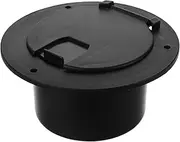 iplusmile Rv Power Cable Hatch Cover Round Trailer Cord Storage Easy Installation Material Wire Management for Rvs Yachts