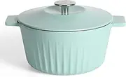 Martha Stewart Eastholm 3-Quart Enameled Cast Iron Dutch Oven - Martha Blue