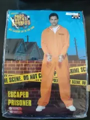 Smiffys Escaped Prisoner Convict Mens Jail Guilty Criminal Outlaw Fancy Costume