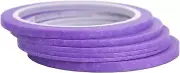 6Rolls Washi Masking Tape for DIY Nail Arts Drawing Pattern Making 2Mm 2.5Mm 3Mm